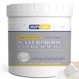 Impermeabilizante Transparente, Hupeyna Hidrofugante Invisible, Adhesivo Transparente Reparador de Fugas Impermeable, Revestimiento Impermeable a Base de Agua para Interiores y Exteriores